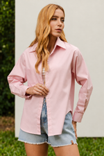 CAMISA MARINA - Rosa bebê