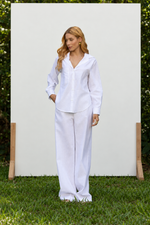 CALÇA VISCOLINHO NINA - Branco