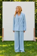 CONJUNTO CLOE - Azul Bebê (Blazer e Calça)