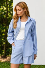 CONJUNTO MARINA - Listra azul bebê
