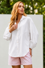 CAMISA BUFANTE MILA - Branco