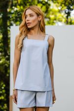 BLUSA MARINA - Listra azul bebê