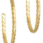 Brinco Argola Torcida Dourado
