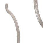 Brinco Argola Triangular Prateado