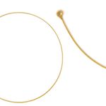 Choker Aro Redondo Dourado