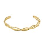 Bracelete Trança Dourado