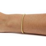 Bracelete Slim Torcido Dourado