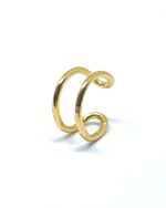 Piercing Slim Duplo Dourado