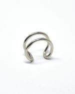 Piercing Slim Duplo Prateado