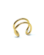 Piercing Slim Duplo Dourado
