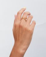 Anel X Dourado