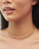 Choker Slim Torcida Dourada