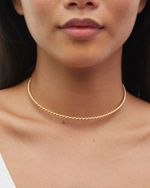 Choker Slim Torcida Dourada