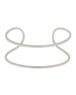 Bracelete Curva Prateado