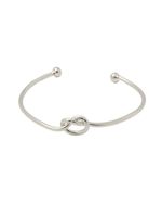 Bracelete  Nó Prateado
