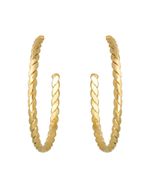 Brinco Argola Torcida Dourado