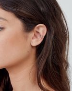 Piercing Slim Duplo Prateado