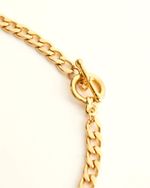 Colar Elos Bold Fecho T Dourado