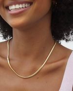 Colar Snake Dourado