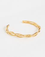 Bracelete Trança Dourado