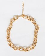 Colar Elos Luxo Dourado