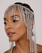 HeadPiece Franja Cristal