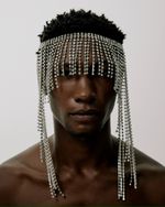 HeadPiece Franja Cristal