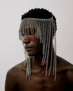 HeadPiece Franja Cristal