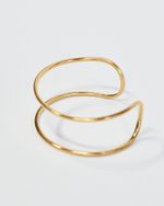 Bracelete Curva Dourado