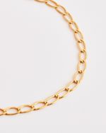 Colar Elos Fecho Bóia Dourado