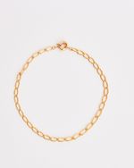 Colar Elos Fecho Bóia Dourado