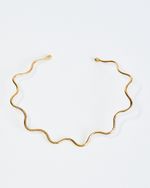 Choker Ondas Dourada