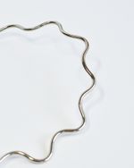 Choker Ondas Prateada 