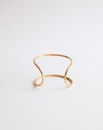 Bracelete Curva Bibi Dourado