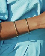 Bracelete Curva Bibi Dourado