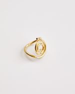 Anel Espiral Ouro