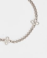 Pulseira Trevo Prateada