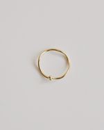 Anel Onda Dourado