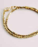 Colar Hematita Dourado
