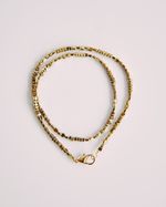 Colar Hematita Dourado