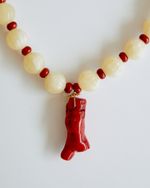Colar Bolas + Coral