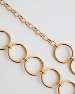 Cinto Multi Argolas Dourado