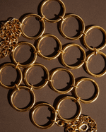 Cinto Multi Argolas Dourado