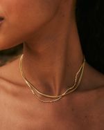 Colar Snake Dourado