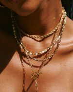 Colar DNA Grosso Dourado