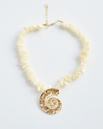 Colar Ammonite Madre Pérola