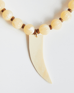 Colar Dente Osso Marfim