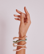 Kit Pulseiras Onda Resina