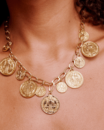 Colar Medalhas São Bento Dourado