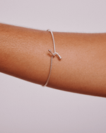 Bracelete Nozinho Prateado